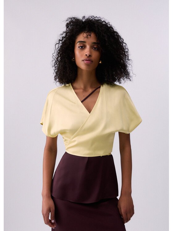Liu Jo Liu Jo Top CA6306T522A09090 Giallo Regular Fit