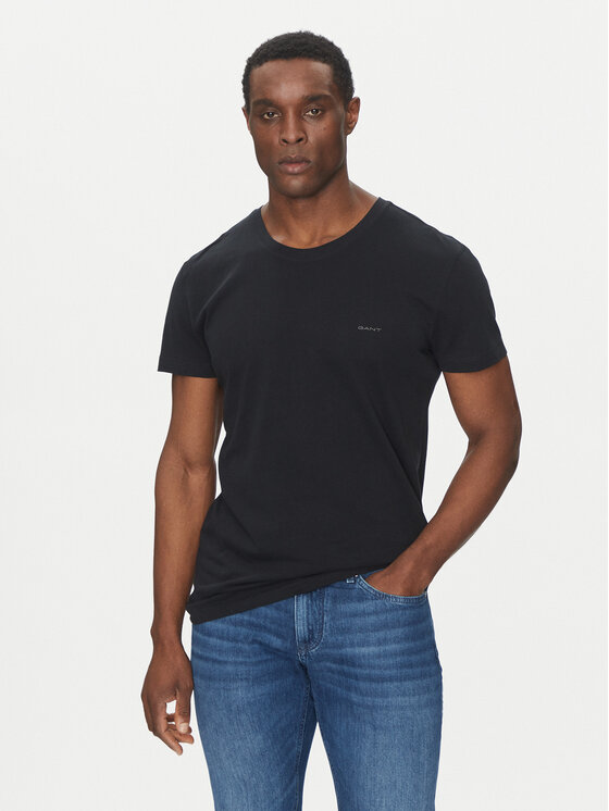 Gant Gant Souprava triček 900012008 Černá Regular Fit
