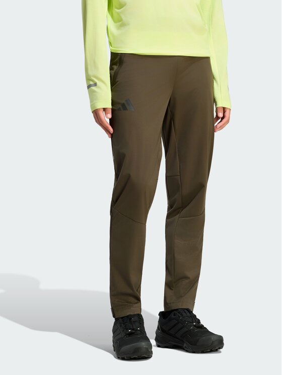 adidas adidas Spodnie zimowe 171007 Zielony Slim Fit