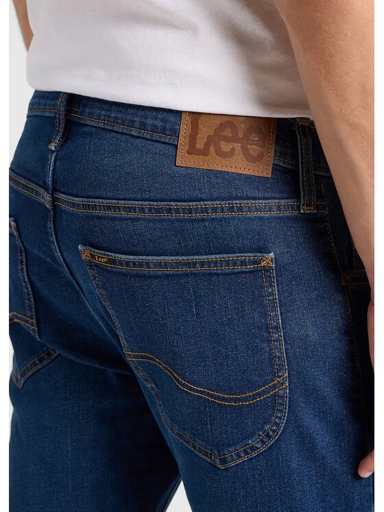 Lee Lee Jeansy LUKE Niebieski Slim Fit