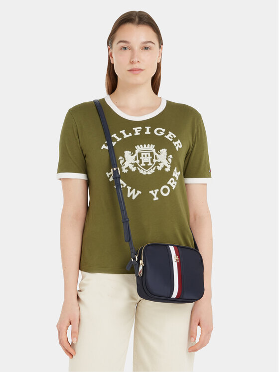 Tommy Hilfiger Tommy Hilfiger Τσάντα Poppy Crossover Corp AW0AW15893 Σκούρο μπλε