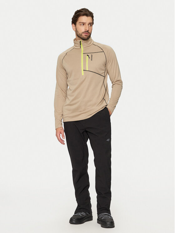 Protest Protest Технічний світшот Kody 3710644 Бежевий Regular Fit