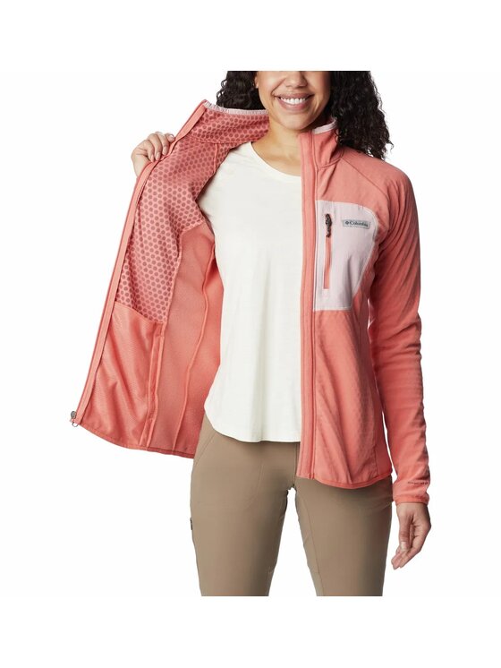 Columbia Columbia Bluza 201601 Pomarańczowy Regular Fit