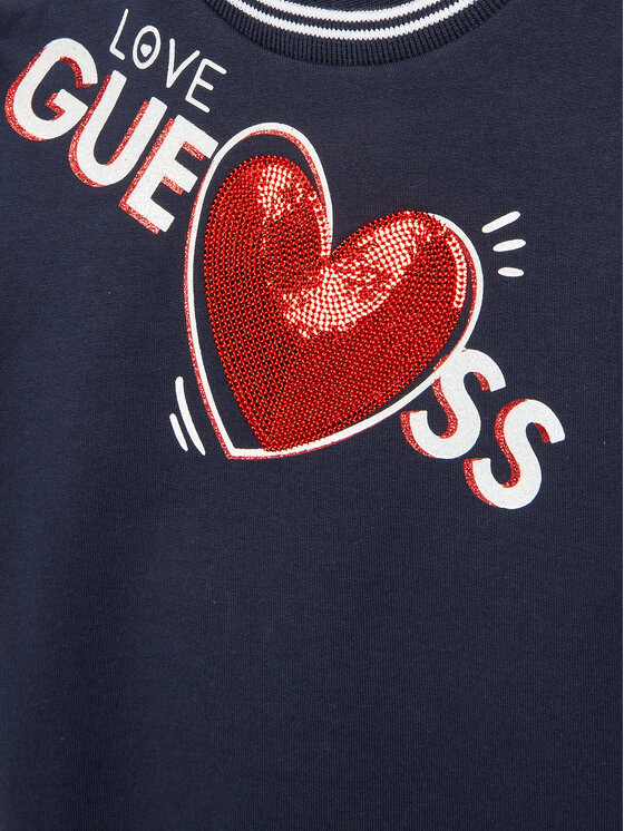 Guess Guess Haljina za svaki dan K3YK21 KA6R0 Tamnoplava Regular Fit