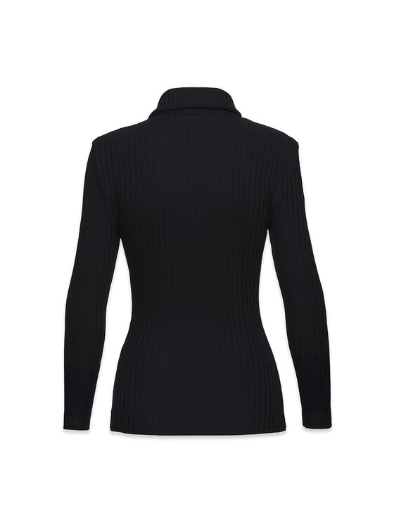 La Mania La Mania Blusa LESLEE Nero Basic Fit