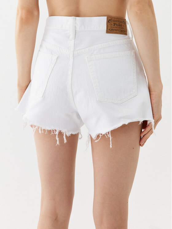 Polo Ralph Lauren Polo Ralph Lauren Jeansshorts 211903421001 Weiß Regular Fit