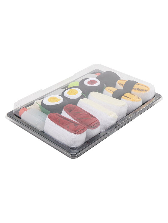 Rainbow Socks Sada 5 par vysokych pono ek unisex Sushi Box Tuna Barevna Modivo.cz