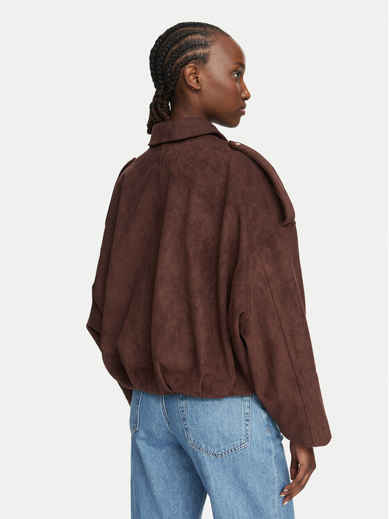 Beverly Hills Polo Club Beverly Hills Polo Club Bunda z imitace kůže 62KUDPU1300 Hnědá Regular Fit