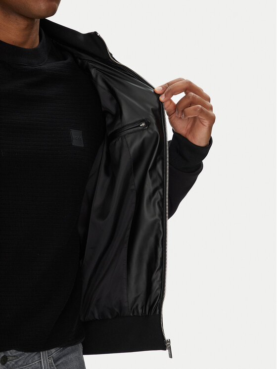 KARL LAGERFELD KARL LAGERFELD Kurtka przejściowa 505065 553565 Czarny Regular Fit