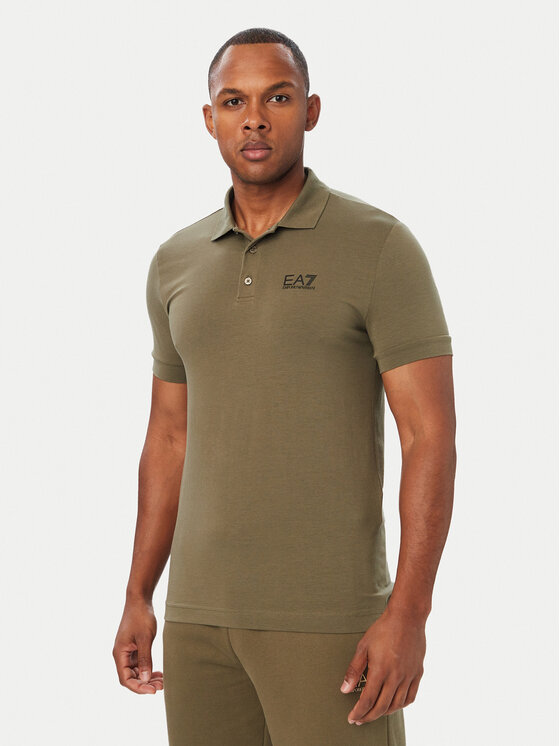 EA7 Emporio Armani EA7 Emporio Armani Polo 8NPF14 PJVQZ U7014 Cachi Regular Fit