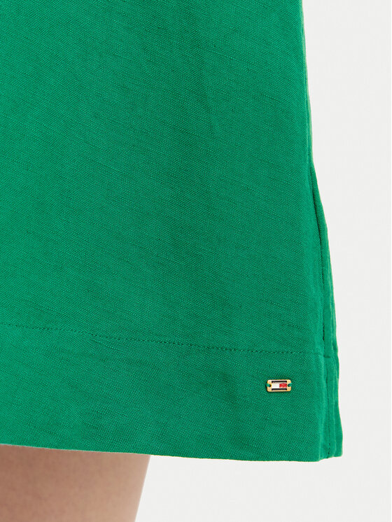Tommy Hilfiger Tommy Hilfiger Vestito estivo WW0WW48951 Verde Regular Fit