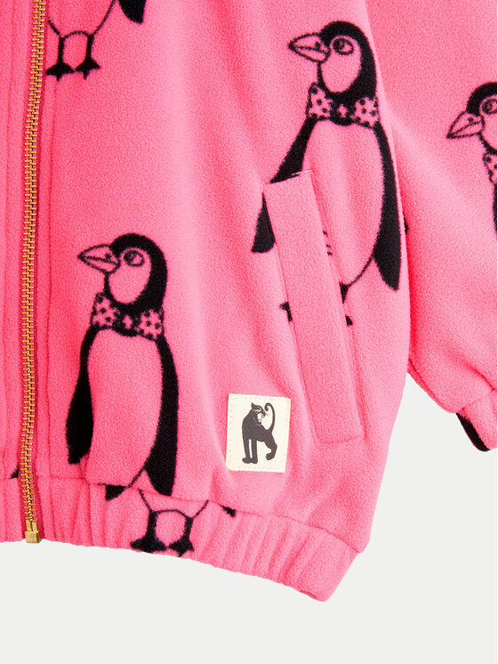 MINI RODINI Mini Rodini Felpa di pile Penguin 1100009128 Rosa Regular Fit