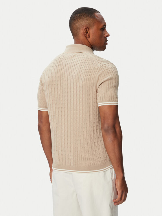 Tommy Hilfiger Tommy Hilfiger Poloshirt MW0MW40701 Hellbeige Regular Fit