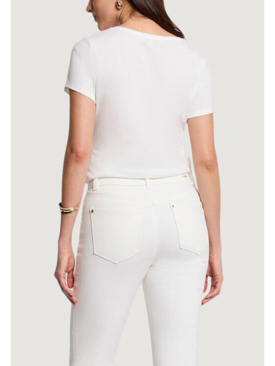 Morgan De Toi Morgan De Toi T-shirt 261-DINOU Bianco Casual Fit