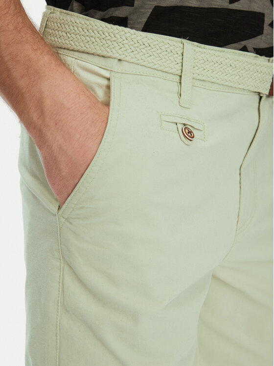 INDICODE INDICODE Riidest šortsid Inconor 70-060 Roheline Regular Fit