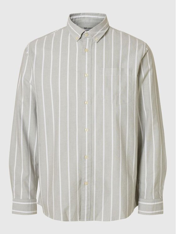 Selected Selected Camicia 16077359 Grigio Regular Fit