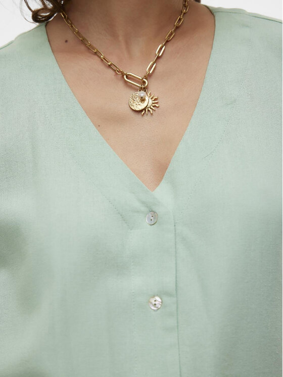 Vero Moda Vero Moda Bluză Jesmilo 10279696 Verde Regular Fit