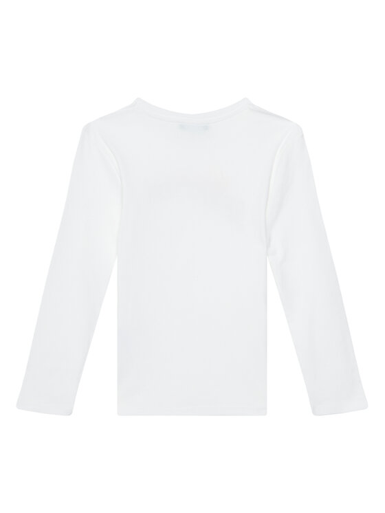 United Colors Of Benetton United Colors Of Benetton Bluzka 3I9WC10MY Biały Regular Fit