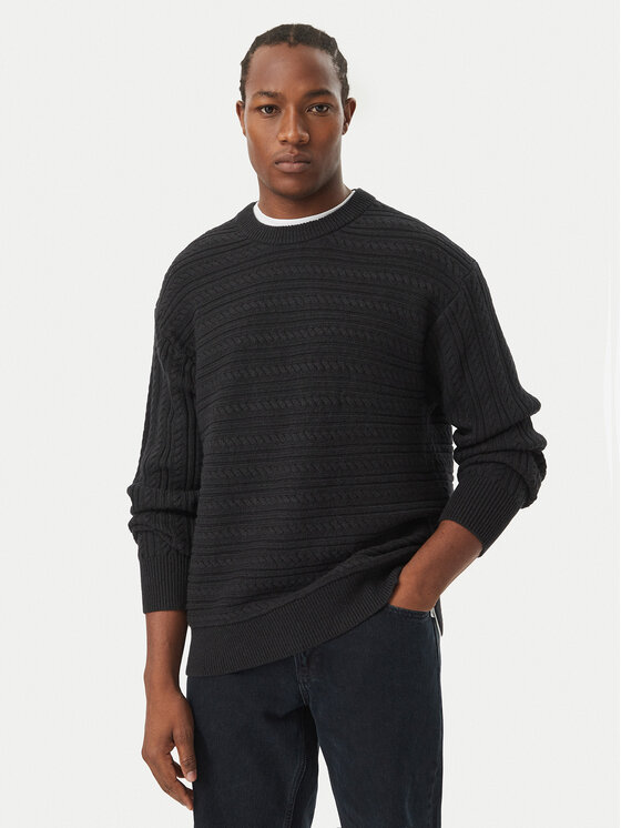 Calvin Klein Calvin Klein Pulover LV04LH315G Črna Regular Fit