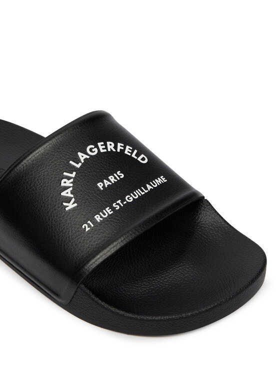 KARL LAGERFELD KARL LAGERFELD Papucs KL70008C Fekete