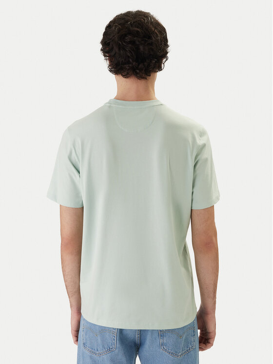 Guess Guess Tričko GUESS x NORTH SAILS M6GI40 K3322 Zelená Regular Fit
