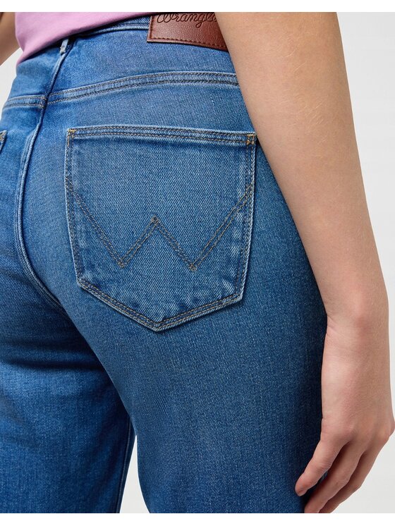 Wrangler Wrangler Jeansy Straight 658 Niebieski Straight Fit