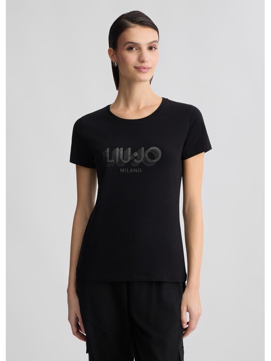 Liu Jo Liu Jo T-shirt TA5214JS003W9415 Nero Regular Fit