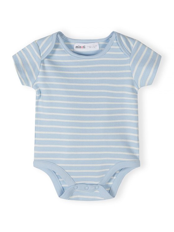 minoti minoti Body 28BABYPACK26 Błękitny Regular Fit