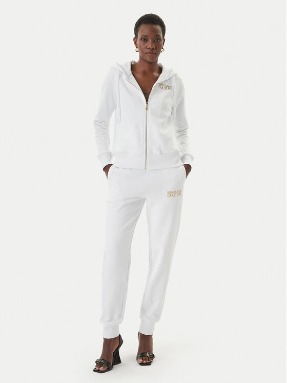Versace Jeans Couture Versace Jeans Couture Mikina 80HAIT00 CF01T Bílá Regular Fit