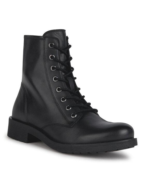 Geox Geox Botine D Rawelle D366RE 000TU C9999 Negru