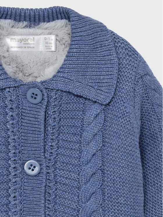 Cardigan 2372 Blu Regular Fit