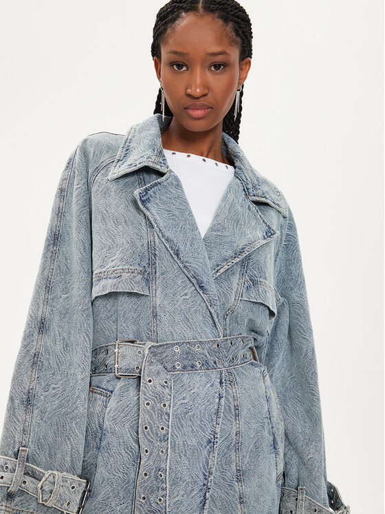 Gestuz Gestuz Übergangsmantel Gianna 10908895 Blau Relaxed Fit