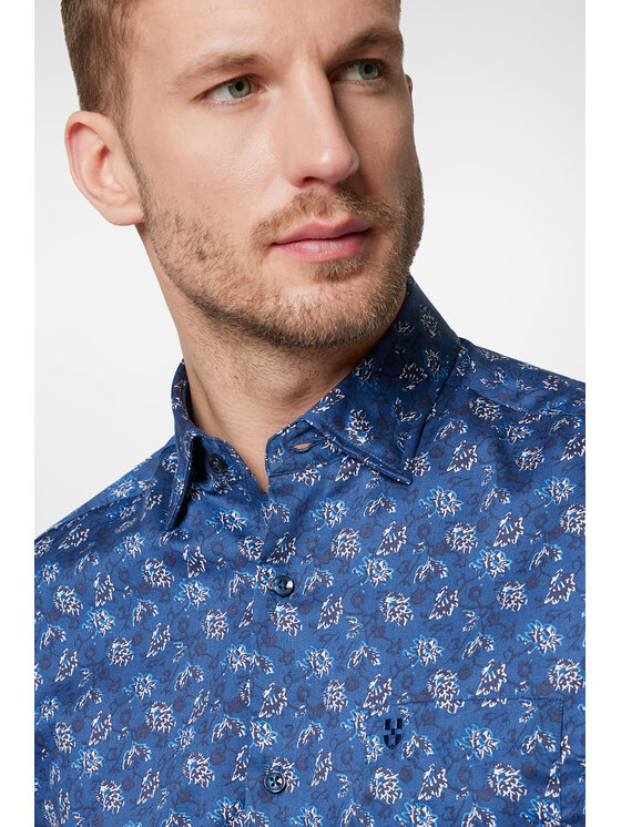 Próchnik Próchnik Koszula PM20 KO073222000053 Granatowy Slim Fit