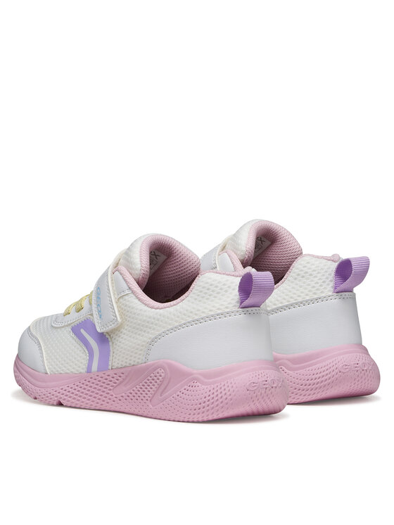 Geox Geox Сникърси J Sprintye Girl J36FWB 01454 C0406 S Бял