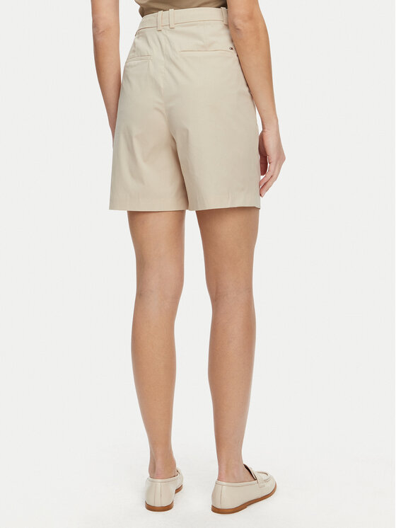Tommy Hilfiger Tommy Hilfiger Bermudų šortai WW0WW44764 Smėlio Relaxed Fit