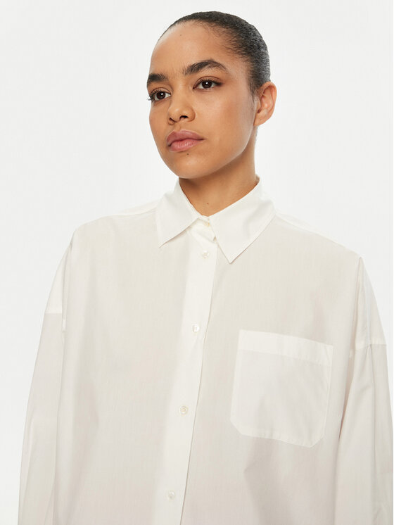 Weekend Max Mara Weekend Max Mara Camicia Aureo 2515111071 Bianco Oversize