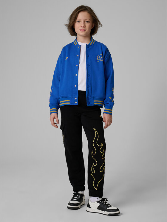 4F 4F Bluza MOTOSPORTS 2026 Niebieski Regular Fit