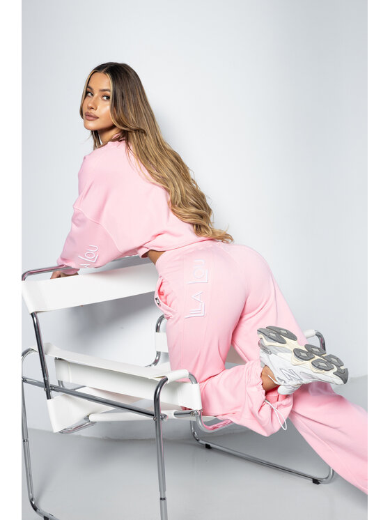 LilaLou LilaLou Dres Alex Różowy Regular Fit