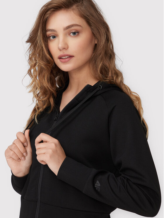 4F 4F Džemperis H4Z22-BLD027 Juoda Cropped Fit
