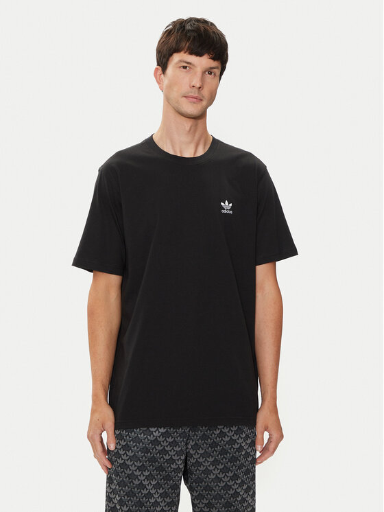 adidas adidas T-Shirt Trefoil Essentials IW5787 Černá Regular Fit