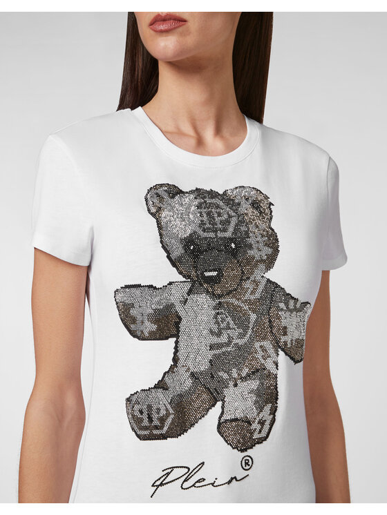 PHILIPP PLEIN PHILIPP PLEIN T-Shirt 8273 Biały Regular Fit