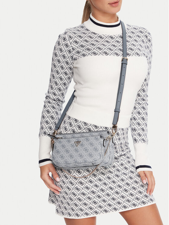 Guess Guess Ročna torba Noelle II Mini HWBG96 72710 Modra