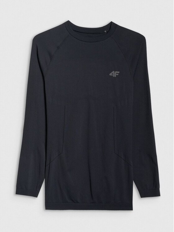 4F 4F Termo bielizeň vrchné diely 4FWAW25USEAM233-20S Čierna