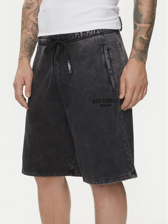Just Cavalli Just Cavalli Sportshorts 76OADE03 Grau Regular Fit