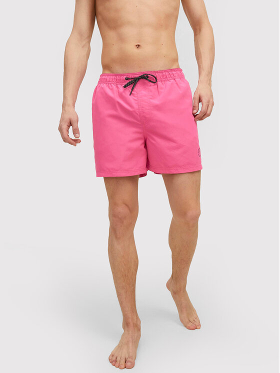 Jack & Jones Jack & Jones Plaukimo šortai Crete 12202956 Rožinė Regular Fit