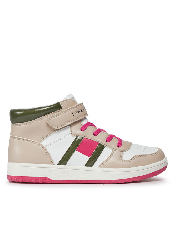 Sneakers Tommy Hilfiger T3A9-32961-1434Y609 D Beige/Off White/Army Green Y609