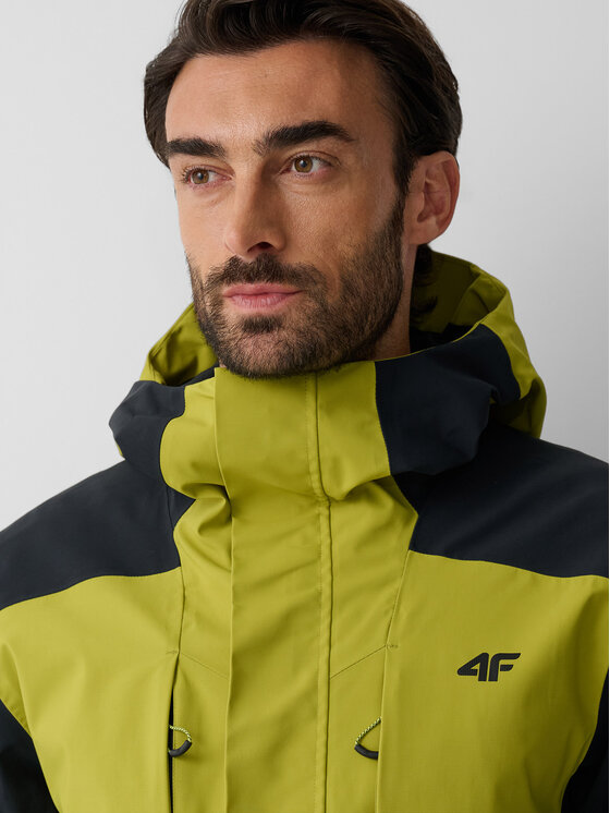 4F 4F Kurtka wielofunkcyjna BETWEEN LAYERS Khaki Regular Fit
