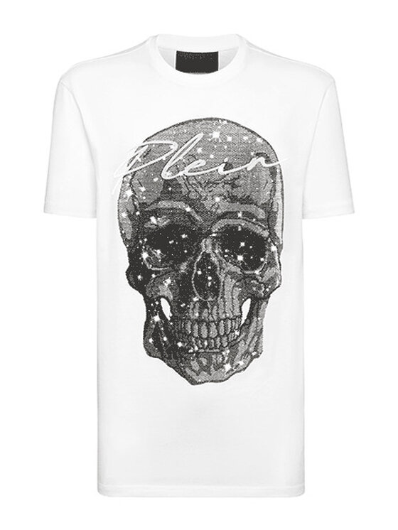 PHILIPP PLEIN PHILIPP PLEIN T-Shirt 7203 Biały Regular Fit
