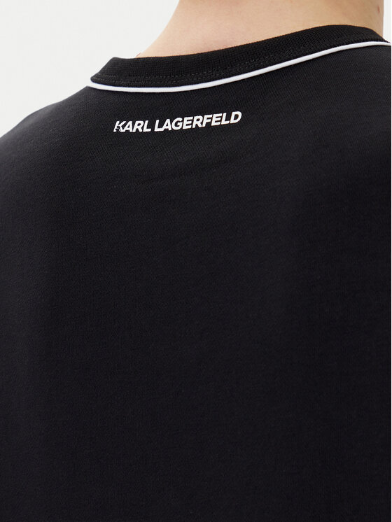 KARL LAGERFELD KARL LAGERFELD Світшот A2W20066 Чорний Regular Fit