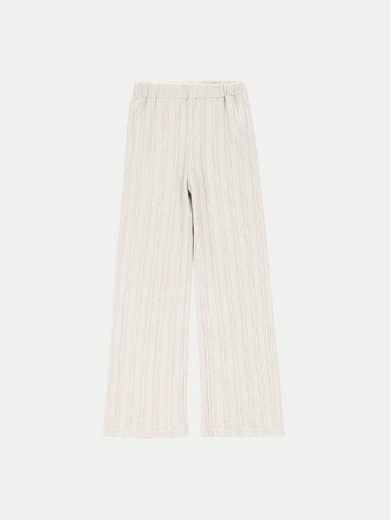 Coccodrillo Coccodrillo Pantaloni din material ZC4121001EPG Écru Slim Fit